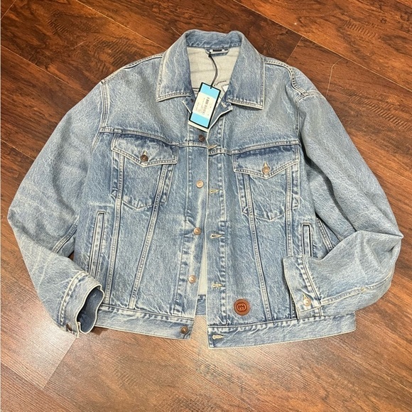 GUCCI X DISNEY DONALD DUCK embroidered denim Jacket NWT 56 or 3X - Picture 7 of 14